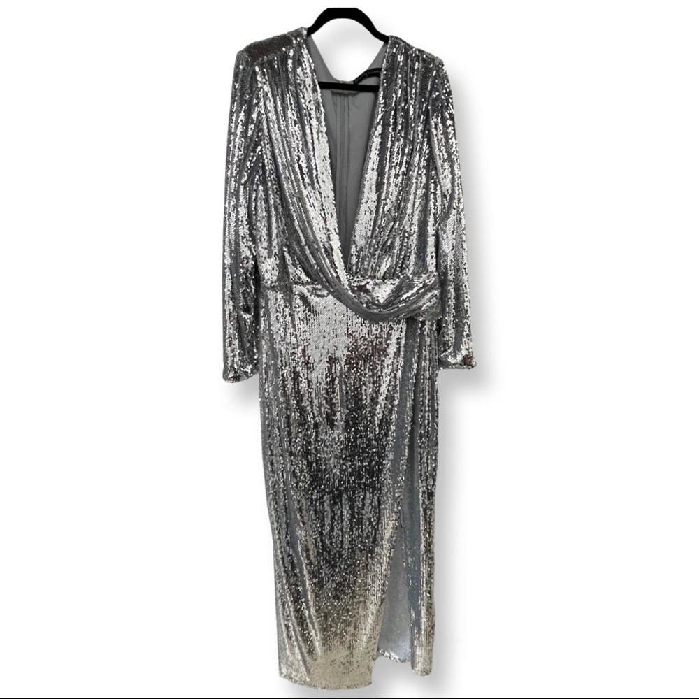 Fashion to Figure full length sequin dress